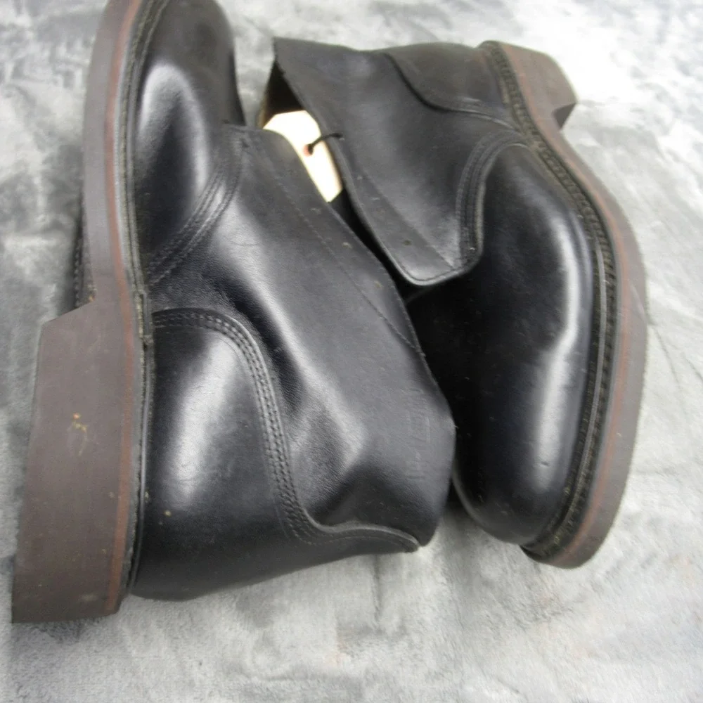 Biltrite Work Boot Men 10US 8UK? BLK Leather Safety Toe Military Combat READ NWD